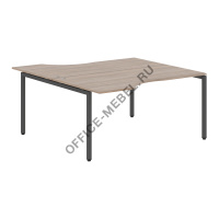 Стол двойной эргономичный WS2CET 149.3 на Office-mebel.ru