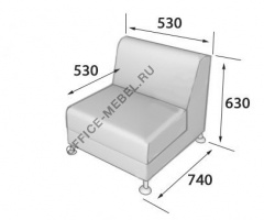 Соединительный элемент EVO1 на Office-mebel.ru