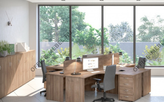 Комфорт - Офисная мебель для персонала светлого декора светлого декора на Office-mebel.ru