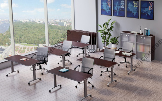 Mobile system - Офисная мебель для персонала серого цвета серого цвета на Office-mebel.ru
