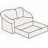 Мягкая мебель для офиса Двухместный диван с выдвижным ящиком 7 на Office-mebel.ru 1