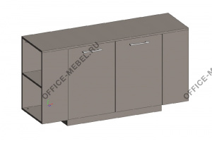 Шкаф низкий с боковыми стеллажами JNS922.U727 на Office-mebel.ru