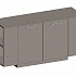 Шкаф низкий с боковыми стеллажами JNS922.U727 на Office-mebel.ru 1