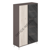 Шкаф высокий комбинированый SR.314.WF.DN.GLB на Office-mebel.ru