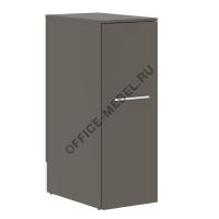 Тумба с выдвижной секцией	EDMS 120, Мокко на Office-mebel.ru