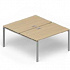 Стол «Bench» с врезным блоком LVRU11.1616-2 на Office-mebel.ru 1