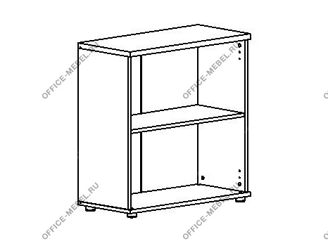 Стеллаж низкий А4 350 БП на Office-mebel.ru