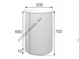 Пуф на регулируемой опоре БН-5070 на Office-mebel.ru