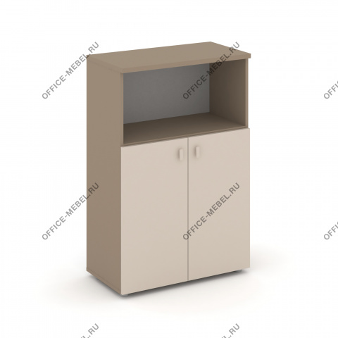 Шкаф средний широкий (2 низких фасада ЛДСП) ES.ST-2.1 на Office-mebel.ru