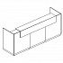 Стойка ресепшен прямая  30* А4 9830-3 на Office-mebel.ru 1