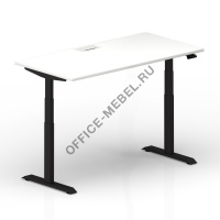 Отдельный стол регулируемой высоты с металлическим аутлетом  MTNL128 на Office-mebel.ru