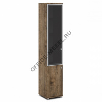 Шкаф со стеклом в алюминиевом профиле V-505л/п на Office-mebel.ru
