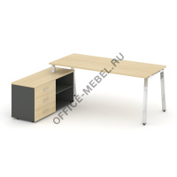 Стол письменный с греденцией Л/П M-SN-6A.SRG-013.M на Office-mebel.ru