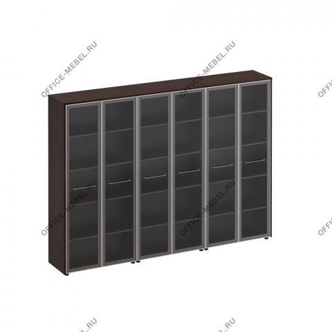 Шкаф для документов со стеклянными дверьми МЕ 381 на Office-mebel.ru