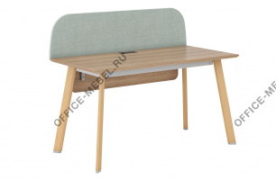 Стол письменный +экран + фронталь ECO101.U003+ECO504.ZEL+ECO801.U003 на Office-mebel.ru