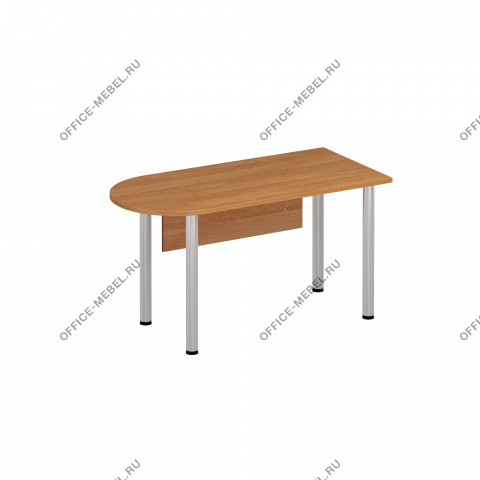 Стол полукруглый опоры хром МХ с экраном ДСП ФР 2111 на Office-mebel.ru