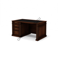 Стол руководителя (однотумбовый, без центрального лотка) Dan-155 R/L на Office-mebel.ru