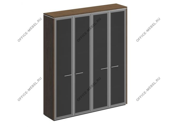 Шкаф для документов с высокими стеклянными дверями ВЛ 360-1 ДТ на Office-mebel.ru