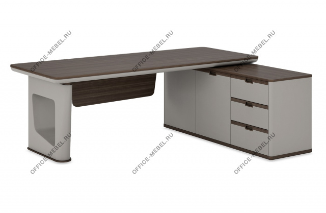 Cтол письменный с боковой тумбой (правой) Cus2216R на Office-mebel.ru