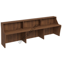 Стойка ресепшен прямая с вырезом К.9190-3 на Office-mebel.ru