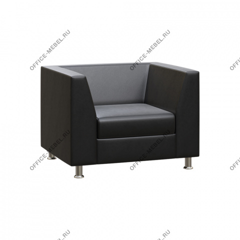Мягкая мебель для офиса Диван с подлокотниками одноместный PR.DP-1 на Office-mebel.ru