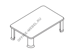 Стол журнальный PVATHT140 на Office-mebel.ru