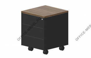Тумба мобильная (3 ящика, без ручек) FAP3B на Office-mebel.ru
