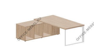Стол на опорной сервисной тумбе Л\П FT200TSD на Office-mebel.ru