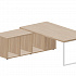 Стол на опорной сервисной тумбе Л\П FT200TSD на Office-mebel.ru 1