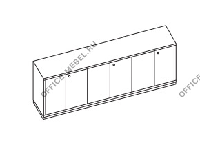 Книжный шкаф PVFALT-B4 на Office-mebel.ru