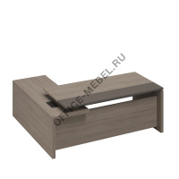 Стол руководителя с брифинг-приставкой боковой правый РС 126 на Office-mebel.ru