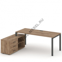 Стол письменный с греденцией л/п SN-6P.SRG-013.M на Office-mebel.ru