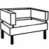 Мягкая мебель для офиса Двухместный диван 4 на Office-mebel.ru 1