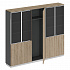 Шкаф комбинированная компоновка СИ 317 на Office-mebel.ru 1