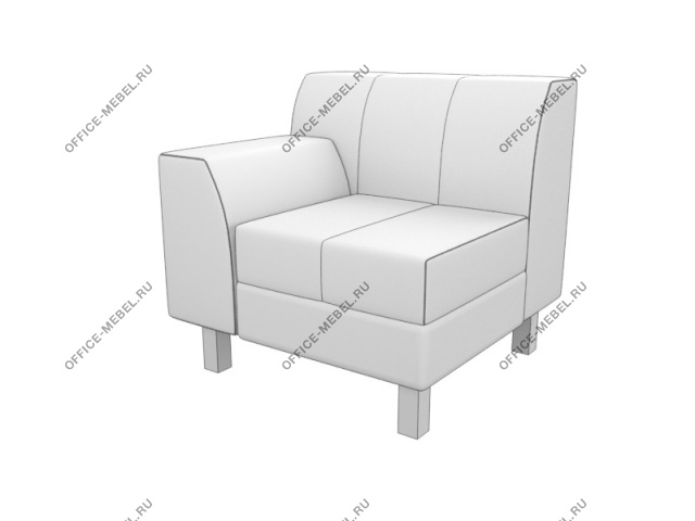 Мягкая мебель для офиса Диван левый/правый Fl1R/Fl1L на Office-mebel.ru