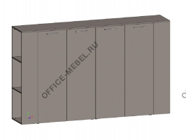 Двойной шкаф средний универсальный со стеллажами JNO926.U727	 на Office-mebel.ru