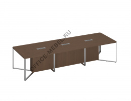 Стол для переговоров составной 3-секционный ВЛ 105 на Office-mebel.ru