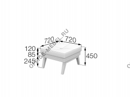 Пуф Bev1B на Office-mebel.ru