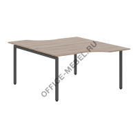 Стол двойной эргономичный WS2CET 149.1  на Office-mebel.ru