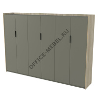 ШКАФ ВЫСОКИЙ, КОМБИНИРОВАННЫЙ, ТРЕХСОСТАВНЫЙ 15ШТС.1810					 на Office-mebel.ru
