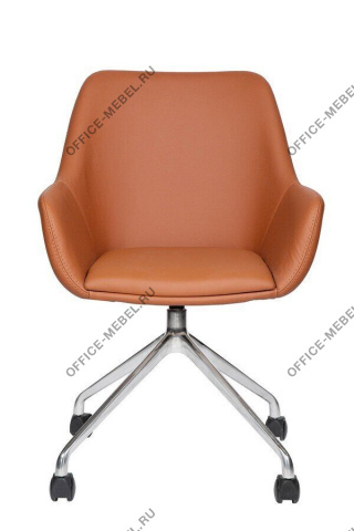 Офисное кресло КОМФОРТ  ХРОМ 4 ЛУЧА на Office-mebel.ru