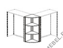 Стойка-ресепшн угловая внешняя Karstula F0159 на Office-mebel.ru