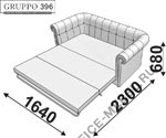 Мягкая мебель для офиса Диван-кровать двойной Хейфорд (спальное место 1000 х 1900) на Office-mebel.ru