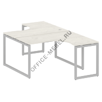 Рабочая станция криволинейная на О-образном м/к 40БО.РАС-СА-2.3 на Office-mebel.ru