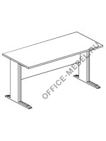 Стол письменный на металлокаркасе 28293 на Office-mebel.ru