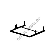 Полка под клавиатуру пластмассовая 50003 на Office-mebel.ru