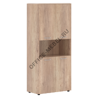 Шкаф с 2-мя комплектами глухих малых дверей DHC 85.4 на Office-mebel.ru
