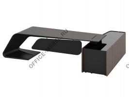 Стол письменный BJD-2822W-R 2,86м. П/Л BJD-2822W на Office-mebel.ru
