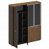 Шкаф комбинированный (для одежды + со стеклом) ВЛ 359 ДТ на Office-mebel.ru 1