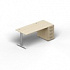 Стол с приставной тумбой 4 ящика (2 громмета) EDTPG128N072 на Office-mebel.ru 1